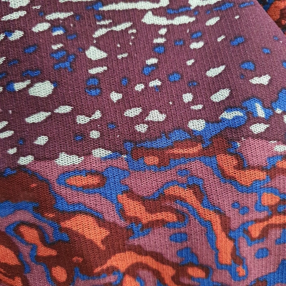 George Mesh Overlay Fit and Flare V Neckline Dress Size 10 Vintage - Picture 5 of 8